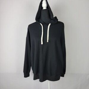 Buffalo David Bitton Hoodie Pullover Sweater Women's L Black Stretch Super Soft